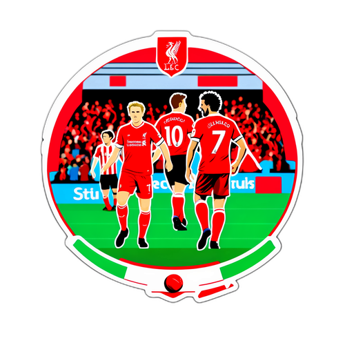 利物浦與桑德蘭比賽場景