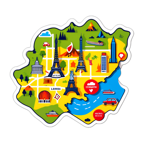 Mapa ng mga Hotspot sa Paris