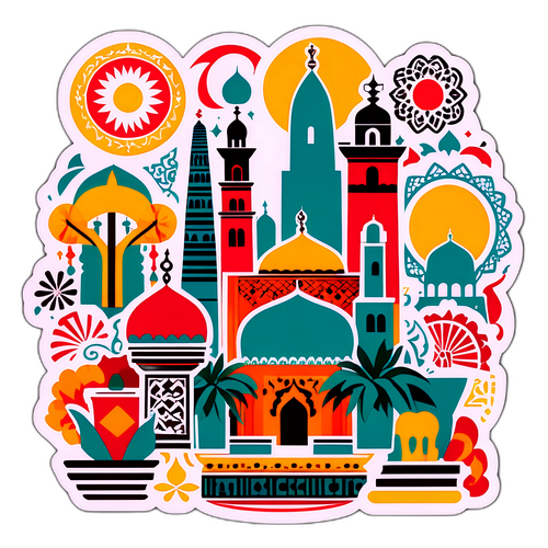 Illustratie van Marokko's rijke erfgoed