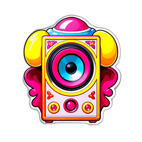 音楽を奏でるスピーカー