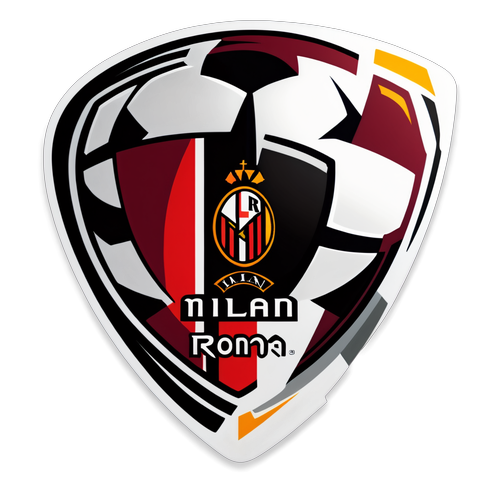 Sticker ya Mechi ya Milan dhidi ya Roma