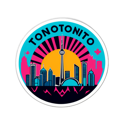 Sticker ya Mandhari ya Toronto