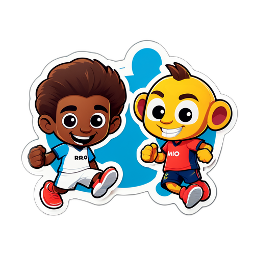 Karikatur Ceria Remo dan Mirassol Dalam Pertandingan Ramah