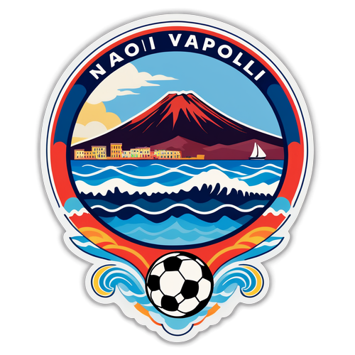 Kibandiko cha Stylish cha Nembo ya Napoli