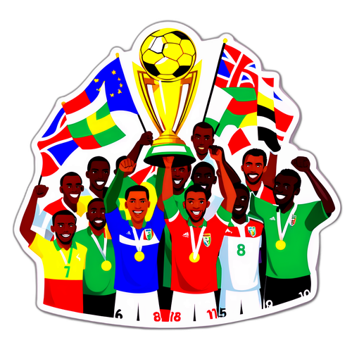 AFCON-voittajat: Jalkapalloliigan mestarin riemu