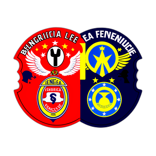 Σχέδιο αυτοκόλλητου για τη Rivalry Benfica vs Fenerbahçe