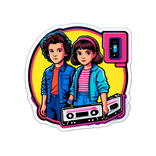 Sticker ng Nostalgya ng Nancy at Jonathan