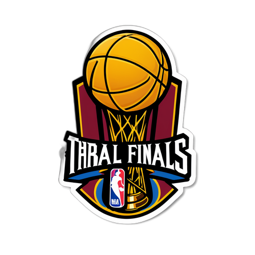 NBA Finals Trophy Sticker