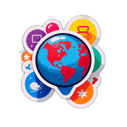 Adesivo Estilizado com o Logotipo da Globo