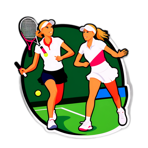 Tennismatch tussen Iga Świątek en Amanda Anisimova