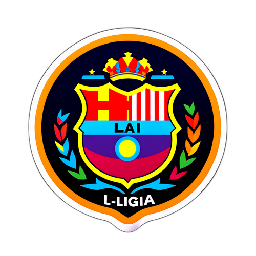 Графічний наклейка, присвячена Ла Лізі