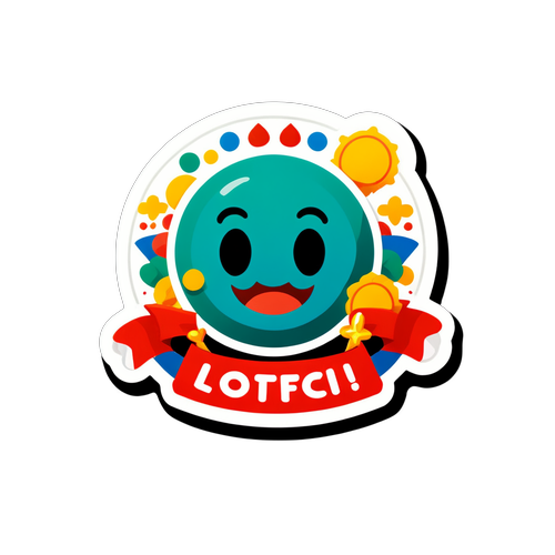 Adesivo de Excitação da Lotofácil