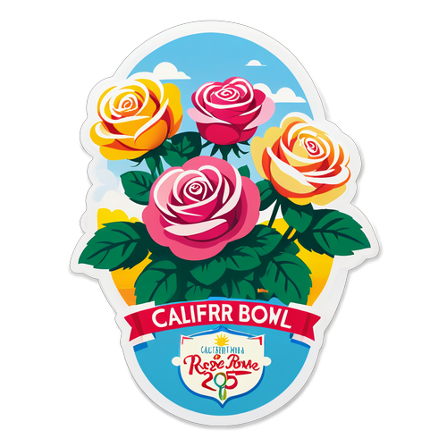 2025 Rose Bowl Parade Sticker