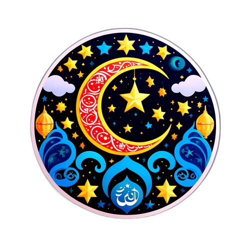 Dekorasyong Sticker para sa Eid al-Adha 2025