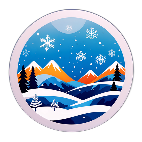 Diseño de granizo en una escena invernal