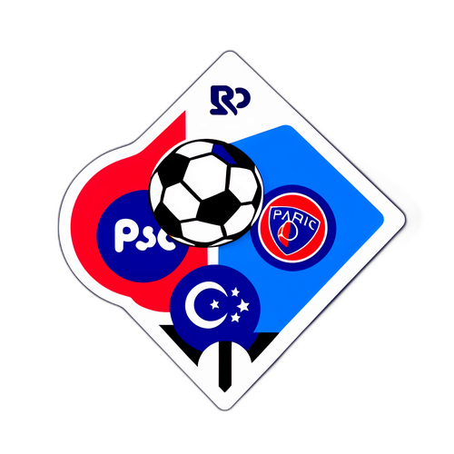 Pertandingan RC Strasbourg vs PSG dalam Pendekatan Seni Moden