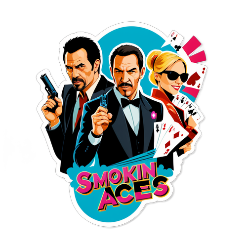 Seru dan Menggoda! Sticker Smokin' Aces Membawa Anda ke Dalam Dunia Kasino yang Penuh Aksi!