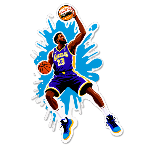 Stiker Energetik Merayakan NBA