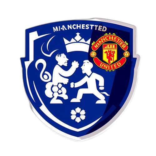 Nálepka Everton vs Manchester United