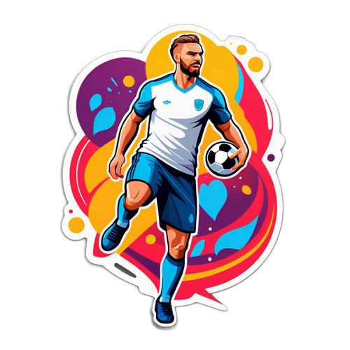 Illustrer Joakim Ingversen i dynamiske positurer med sportsudstyr