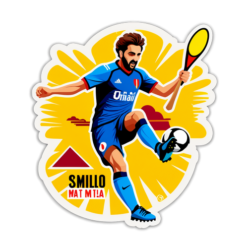Diseño de un poster para el partido Cipolletti-Sol de Mayo