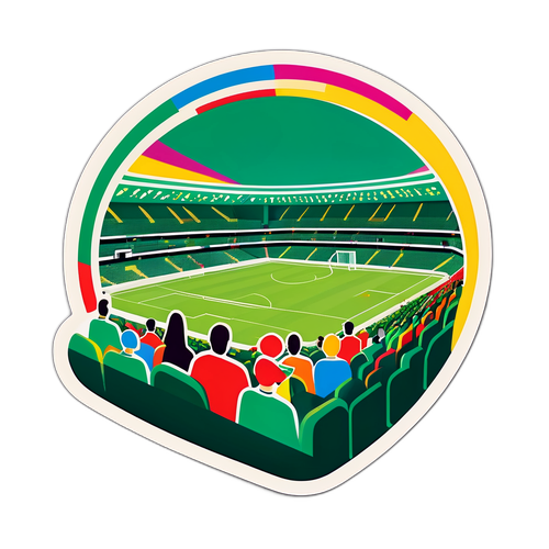 Muundo wa Abstrakti Unaohamasishwa na Nishati ya Mechi ya Soka huko Elche