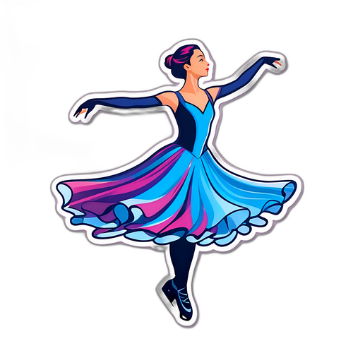 Elegante Kunstschaatsster