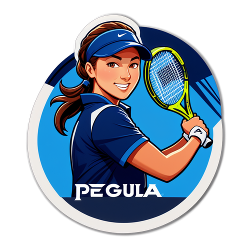 Passion Tennis : Autocollant Pegula