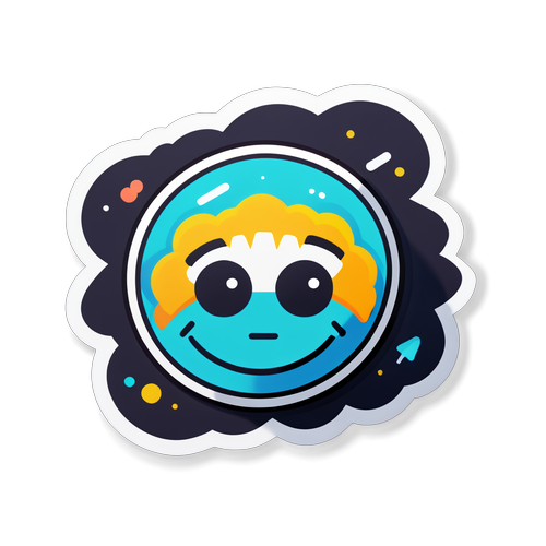 Canlı Haber Akışı Sticker Tasarımı