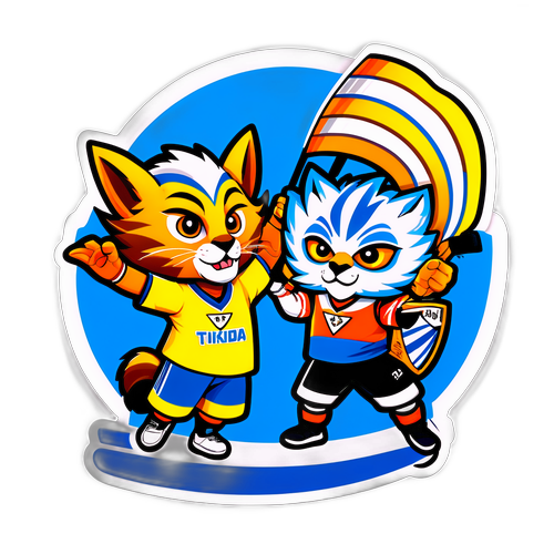 מדבקת ריב מכבי פתח תקווה ובני יהודה