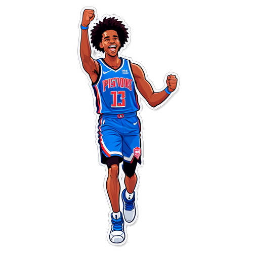 Sticker na Inspirado ng Laban ng Pistons at Magic