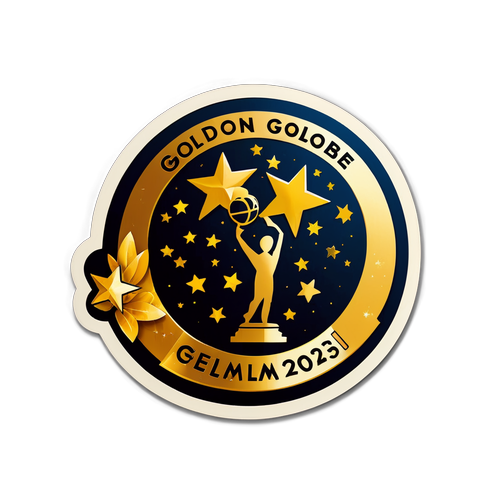 Sticker inspiré par les nominations des Golden Globe 2025