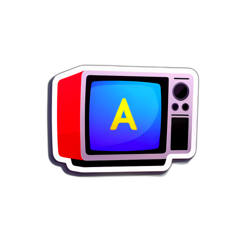 Σχέδιο αυτοκόλλητου Alpha TV