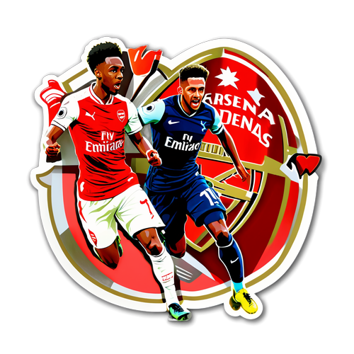 Stiker trận Arsenal vs Tottenham