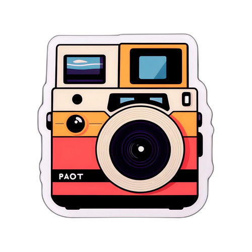 Retro Camera Sticker