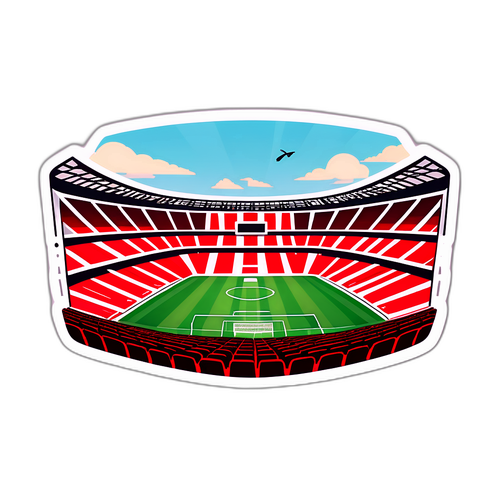 Moderne grafik af Athletic Bilbaos stadion