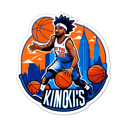 Sticker ng New York Knicks at Orlando Magic