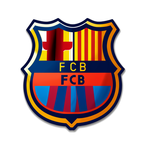 Logo del FC Barcelona con el lema 'Barça forever'