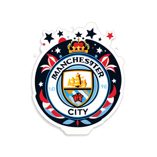 Focuri de artificii pentru Manchester City