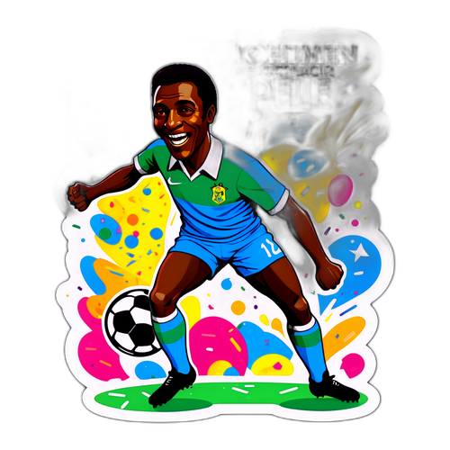 Wibracyjne naklejki obchodzące Pelé