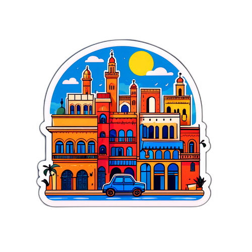 Stiker Keindahan Far Rabat