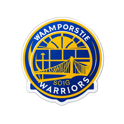 金州勇士冠軍獎盃主題貼紙