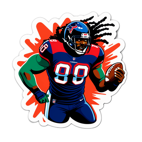 Fierce Jadeveon Clowney Tackle Sticker