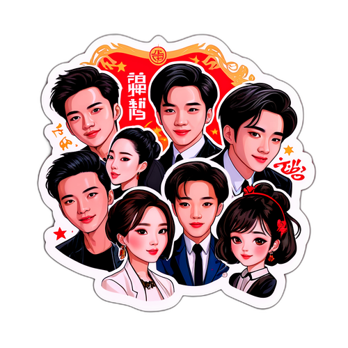 明星魅力贴纸
