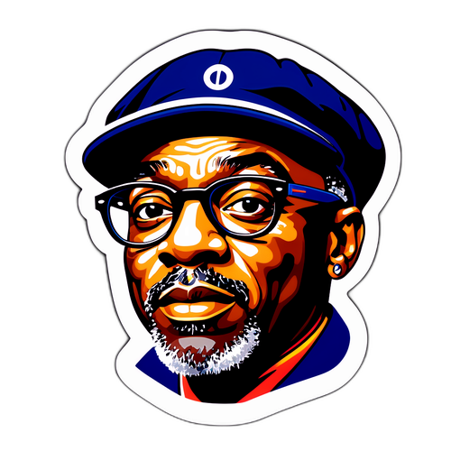 Spike Lee Silhouette Sticker