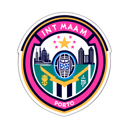 Pinagsamang Logo ng Inter Miami at FC Porto