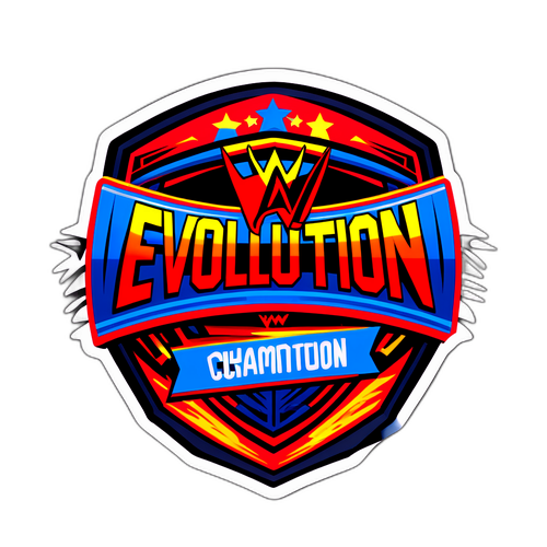 Energiegeladenes Sticker für WWE Evolution 2025