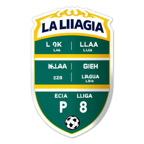 Stiker Klasemen La Liga Stylish