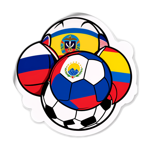 Pemegang Bersatu: Bendera Colombia dan Venezuela dalam Bola Sepak