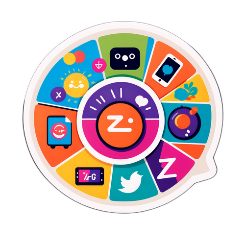 Gen Z Kenmerken Sticker